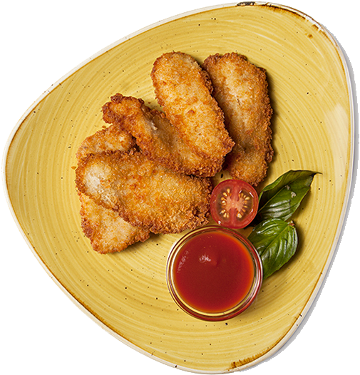 Crispy Chicken Nuggetswith Dipping Sauce