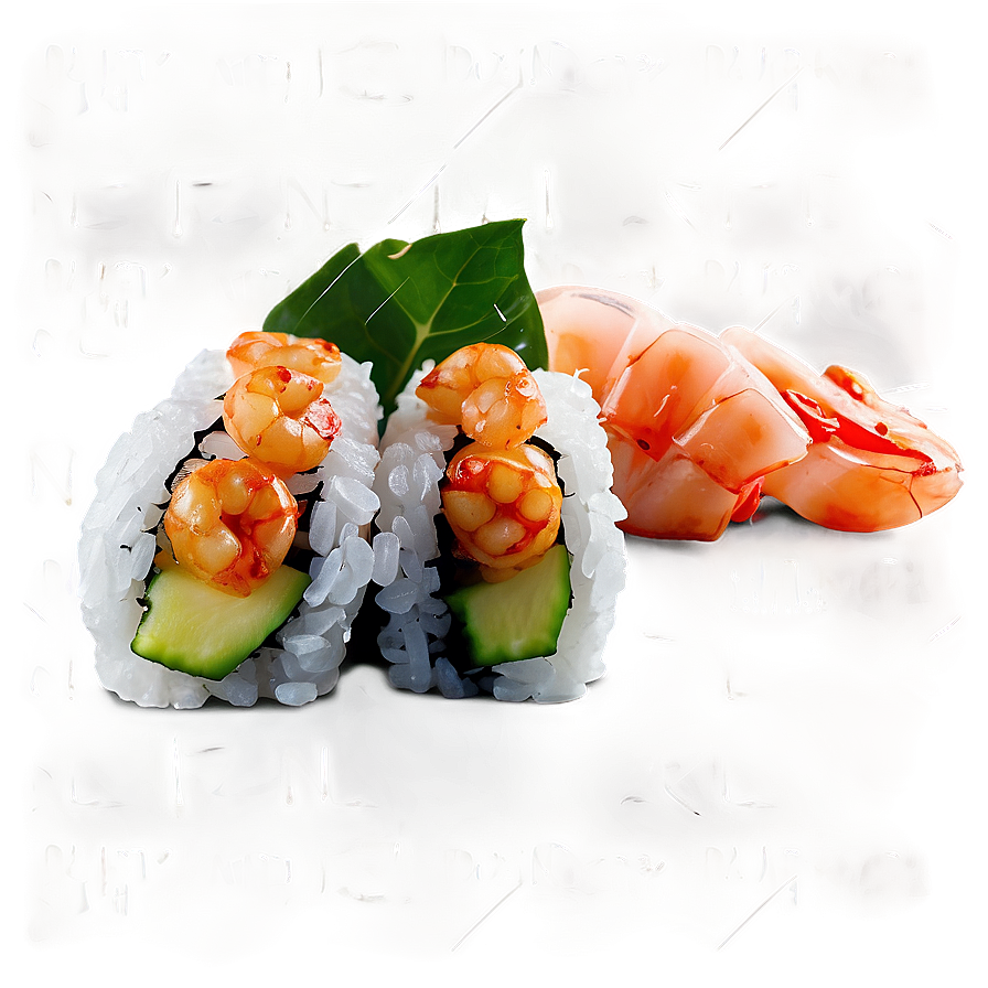 Crispy Shrimp Sushi Png Phm66