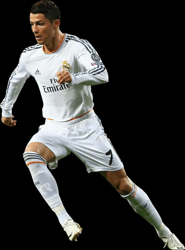 Cristiano Ronaldo Real Madrid Action Shot