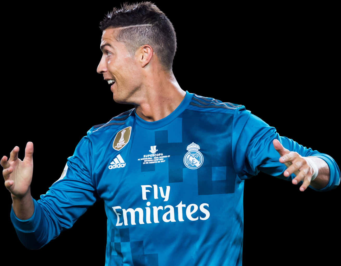 Cristiano Ronaldo Real Madrid Blue Kit
