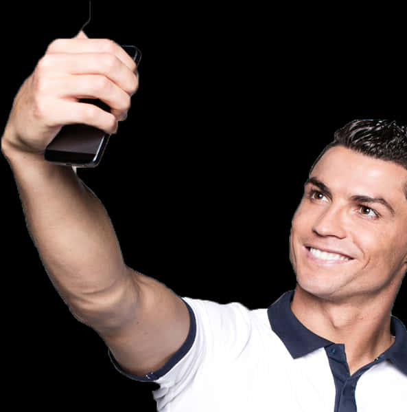 Cristiano Ronaldo Selfie Smile