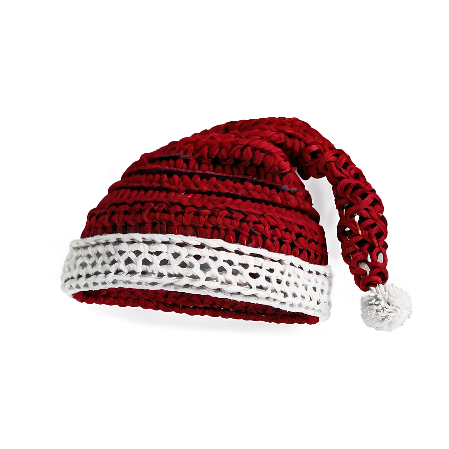 Crochet Christmas Hat Png 04292024