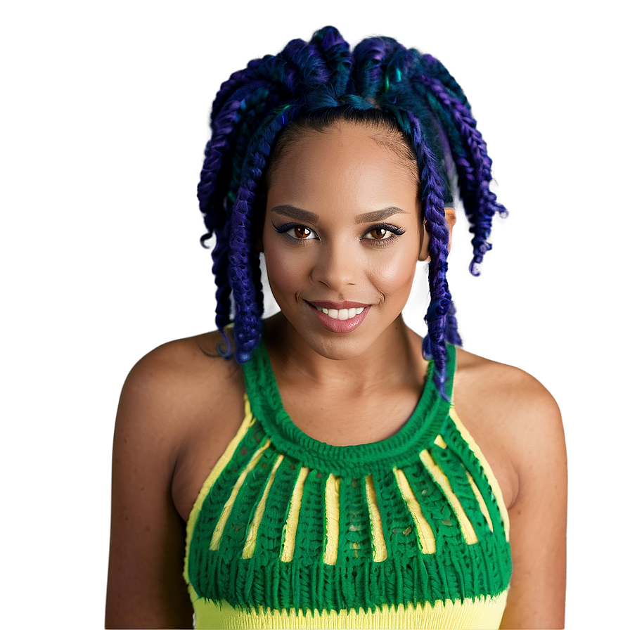 Crochet Short Dreads Png 69