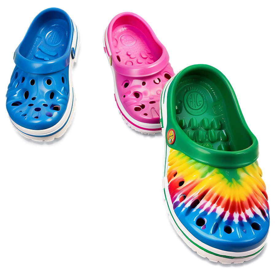 Crocs Tie-dye Fun Png Hiq