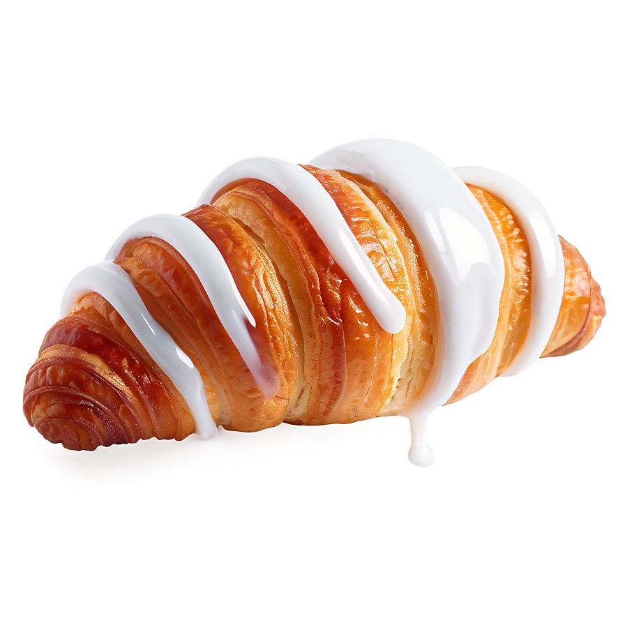 Croissant With Icing Png 56