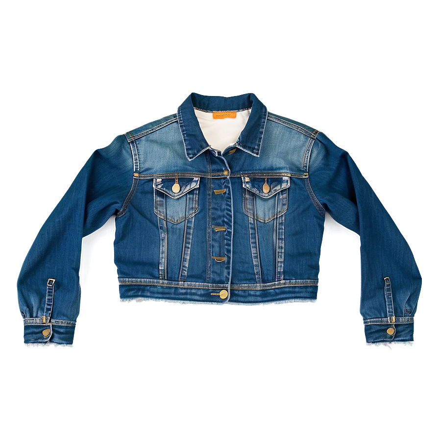 Cropped Jean Jacket Png 06132024