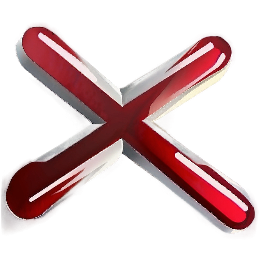 Cross Out Red X Symbol Png 99