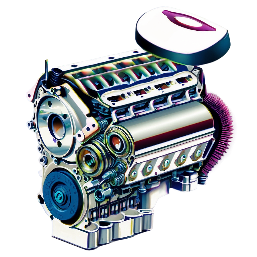 Cross Section Car Engine View Png Wyf95