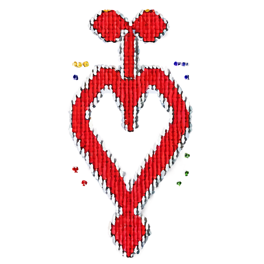 Cross Stitch Heart Png Jfq11