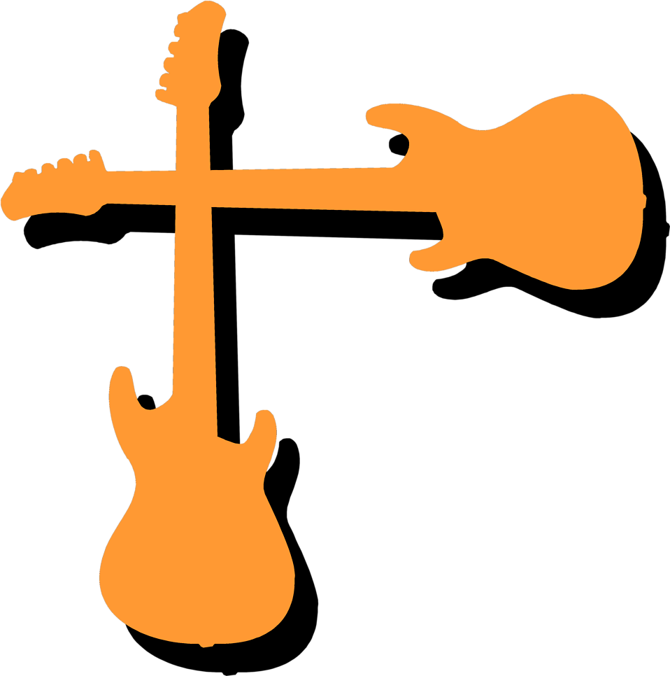 Crossed Electric Guitars Icon