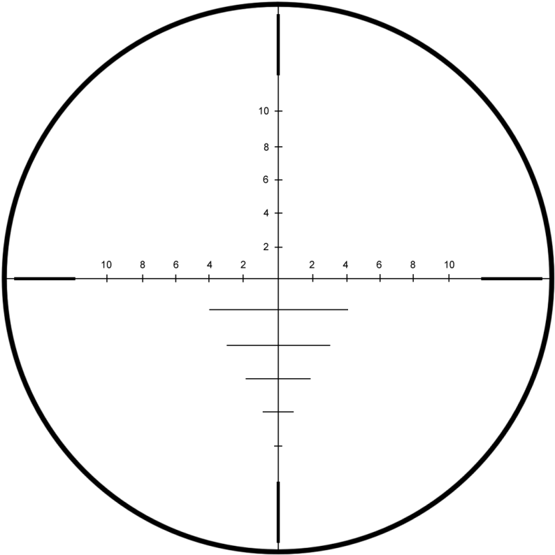 Crosshair Reticle Targeting Scope