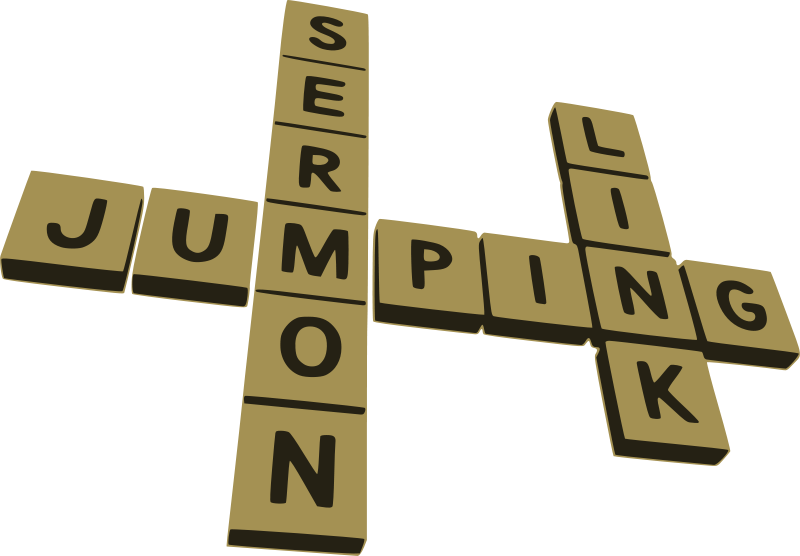 Crossword Puzzle Jumping Sermon