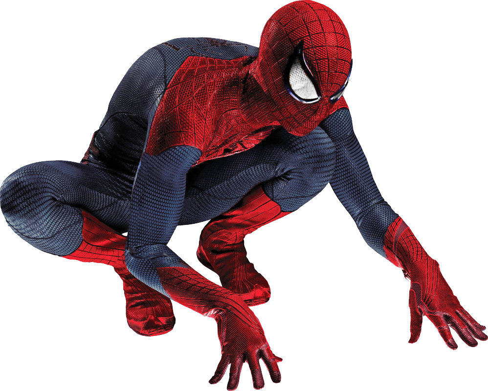 Crouching Spider Man Pose