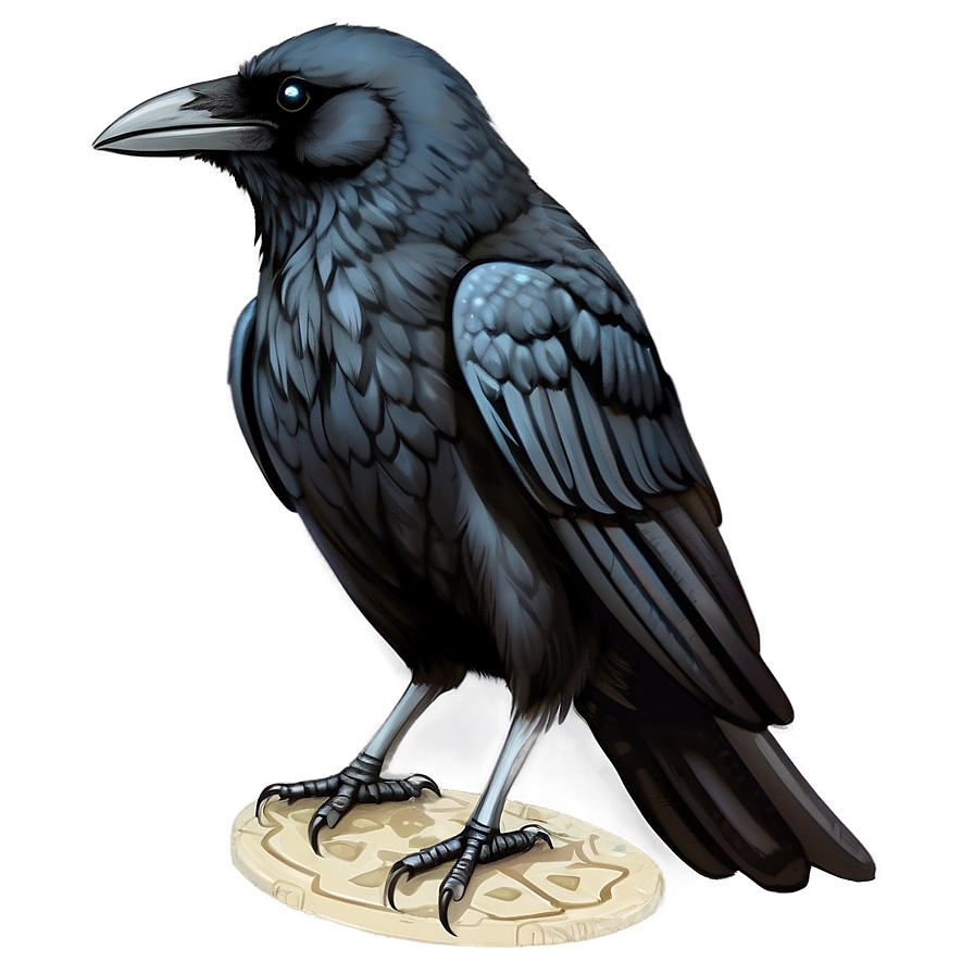 Crow Illustration Png 05232024