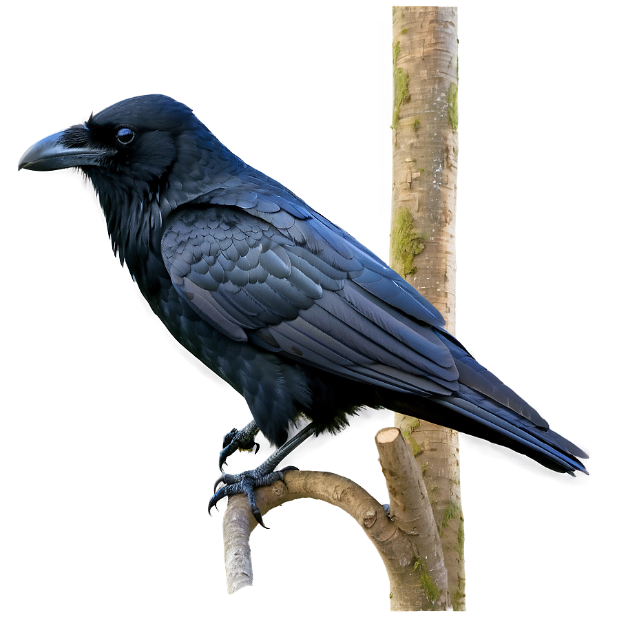 Crow On Tree Top Png 28