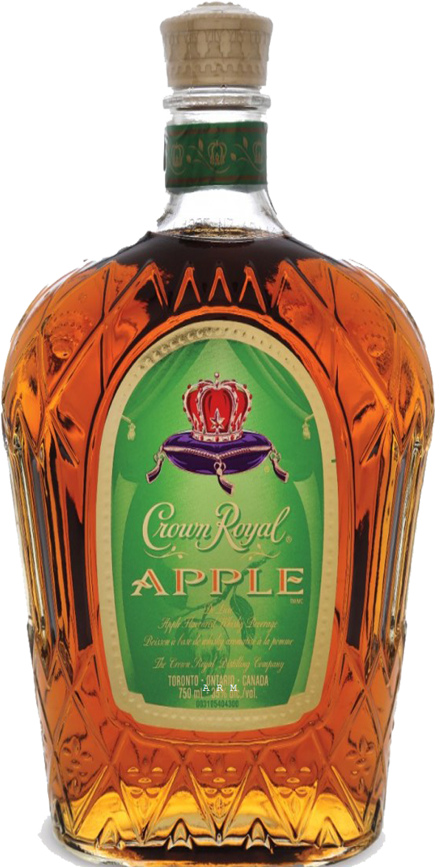 Crown Royal Apple Whisky Bottle