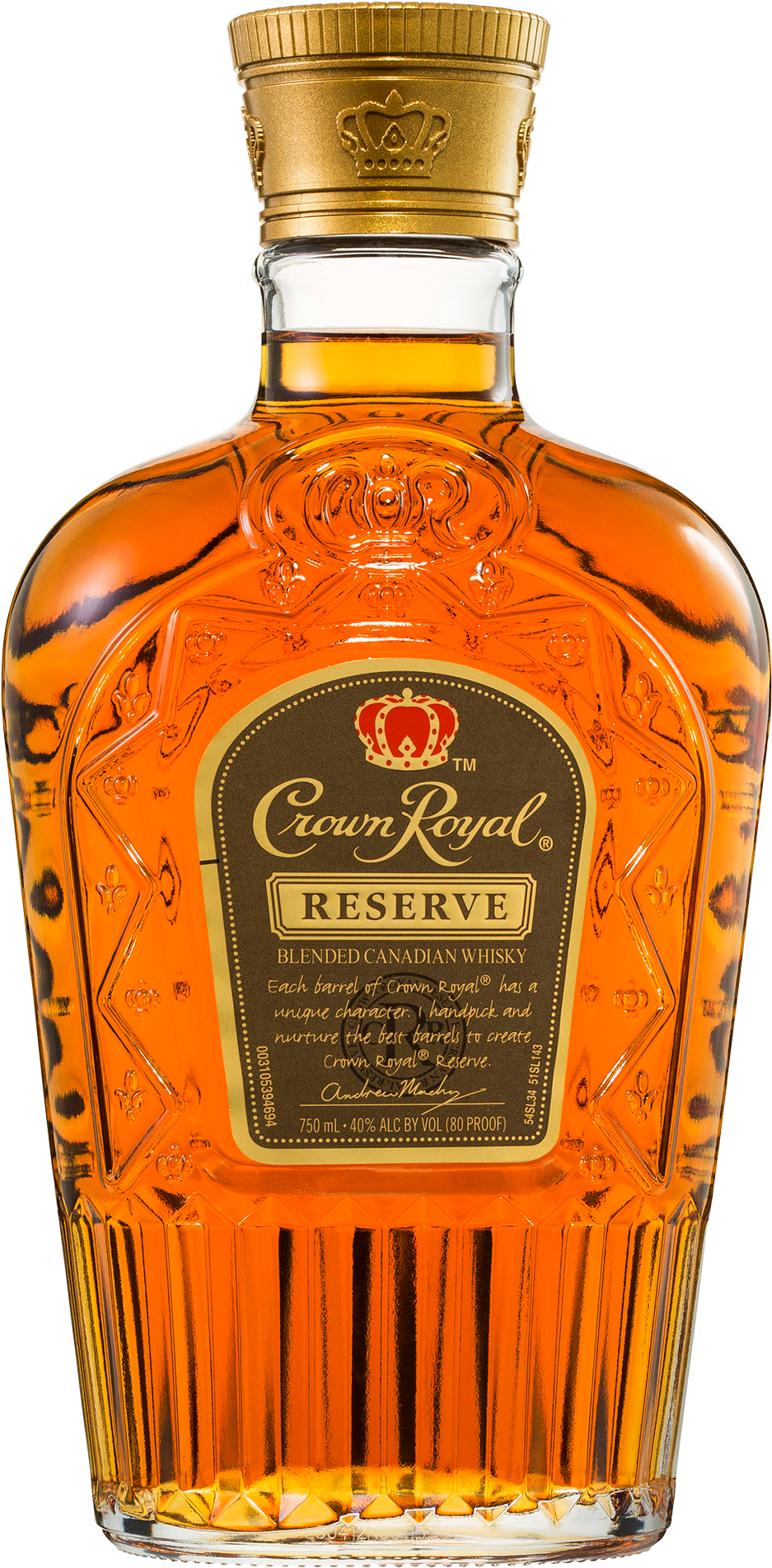 Crown Royal Reserve Whisky Bottle