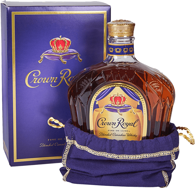 Crown Royal Whisky Bottleand Packaging