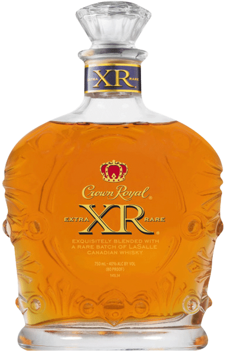 Crown Royal X R Whiskey Bottle