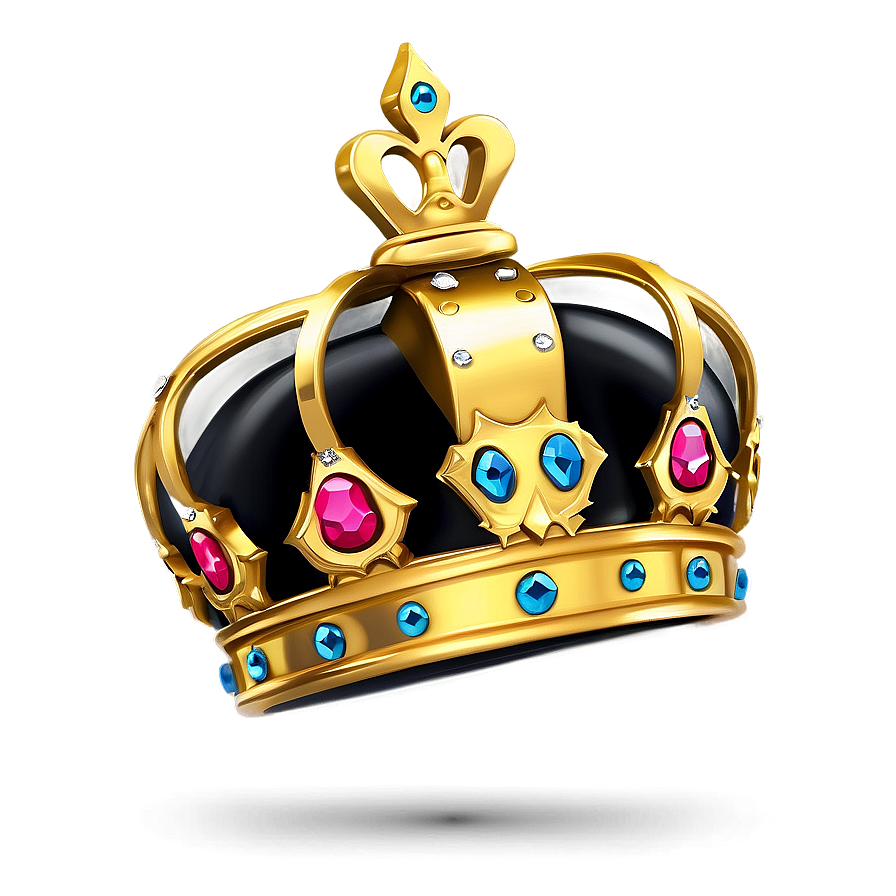 Crown With Golden Jewels Png 51