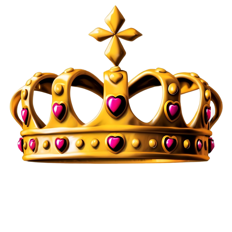 Crown With Heart Png Jgr62