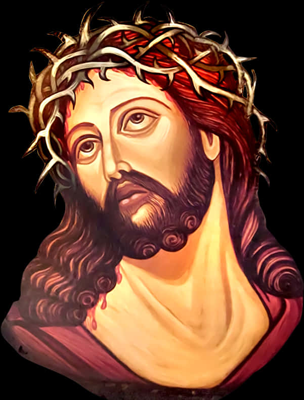 Crownof Thorns Portrait Jesus