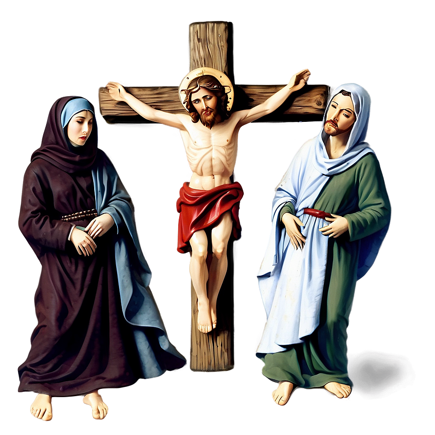 Crucifixion Scene With Jesus Png Fub