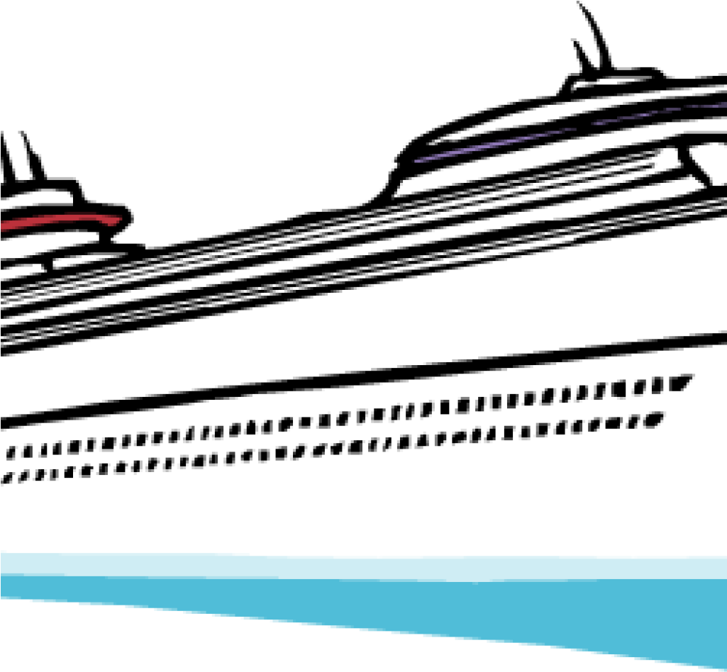 Cruise Ship Illustration