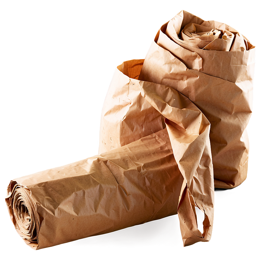 Crumpled Brown Paper Png Nju33