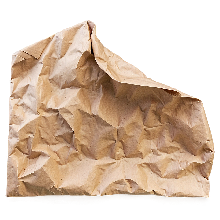 Crumpled Paper With Creases Png 05242024