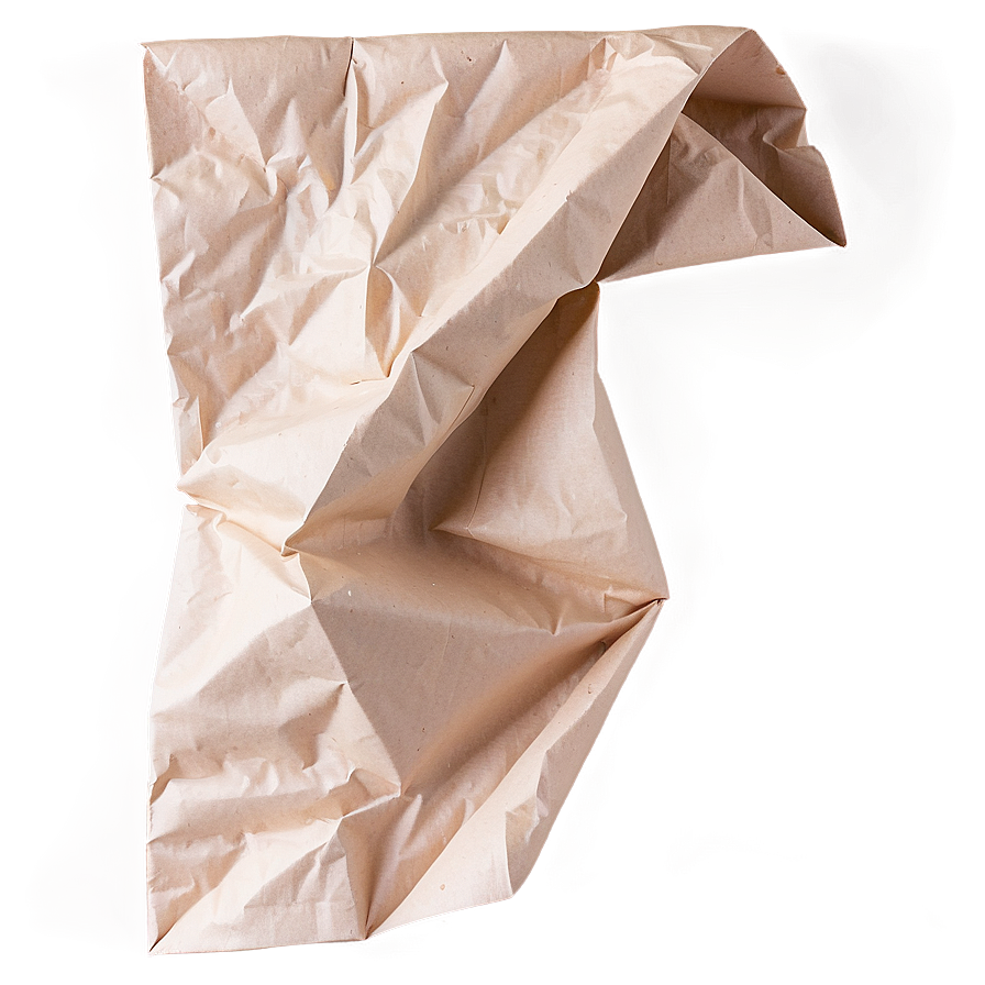 Crumpled Paper With Fold Marks Png Ame