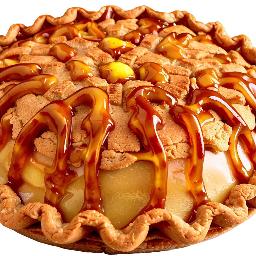 Crunchy Caramel Apple Pie Png Vgv