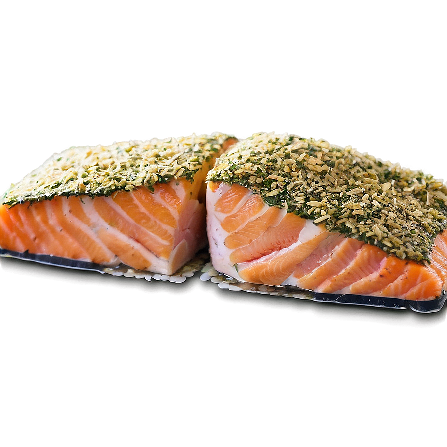 Crusted Herb Salmon Png 93