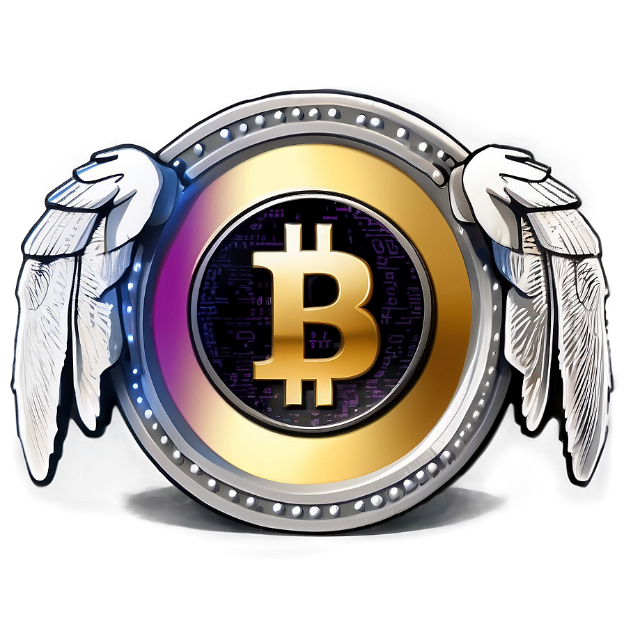 Crypto Coin With Wings Png 06282024