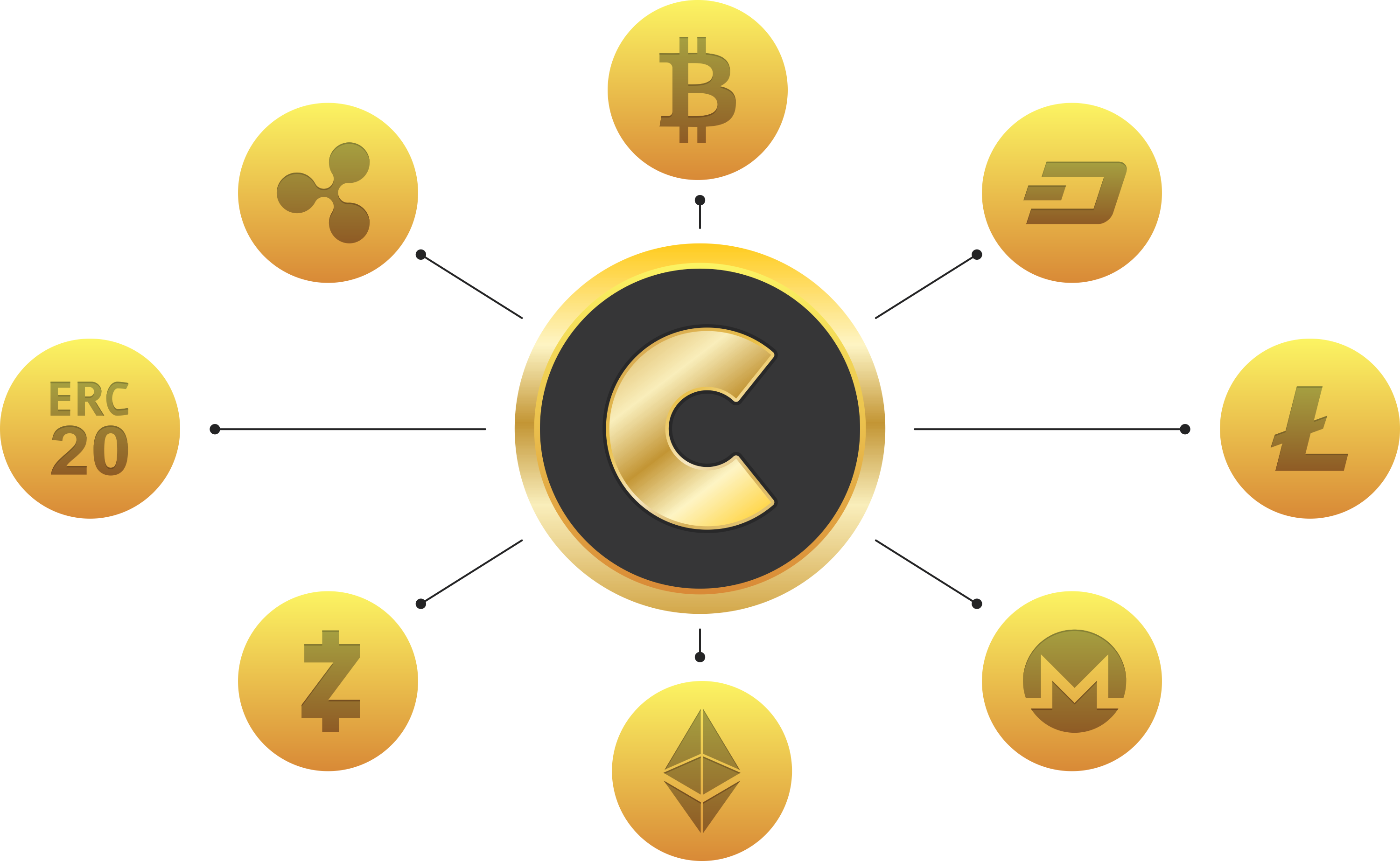 Cryptocurrency Conversion Concept