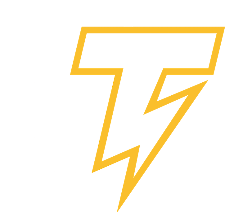 Cryptocurrency Logowith Lightning Bolt