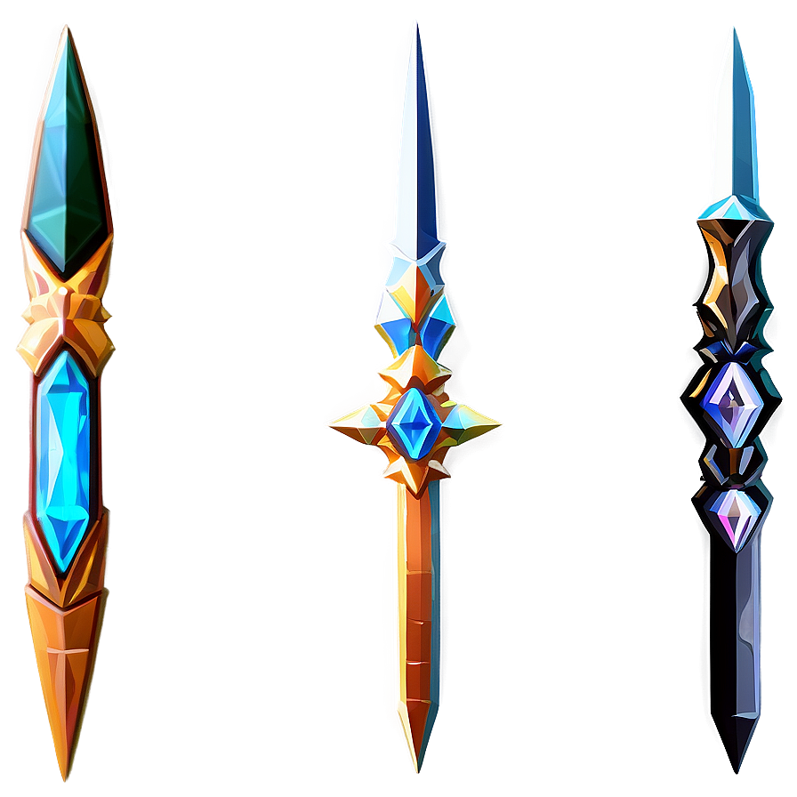 Crystal Dagger Png 05252024