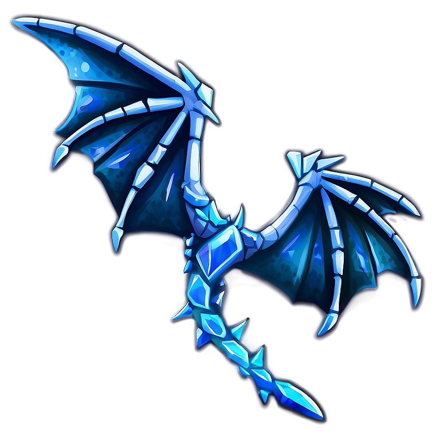 Crystal Dragon Wings Drawing Png 46