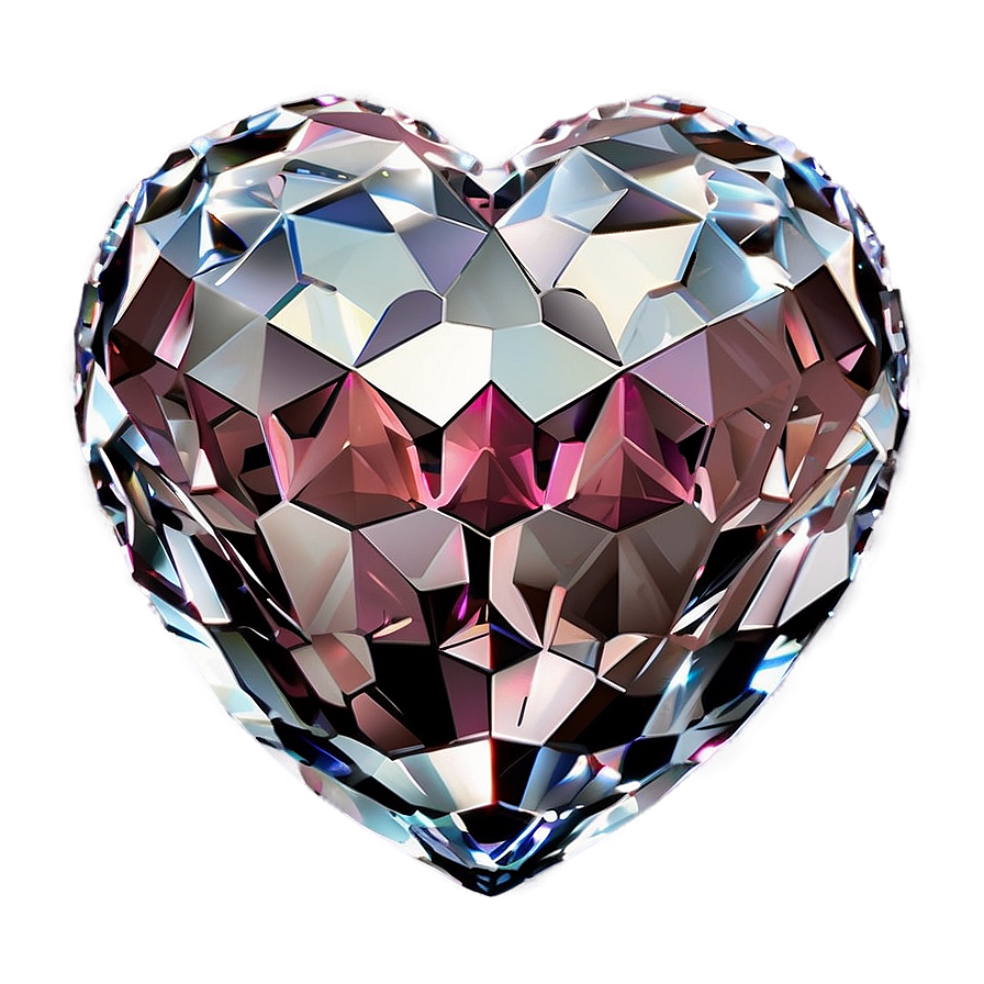 Crystal Heart Outline Png 05252024