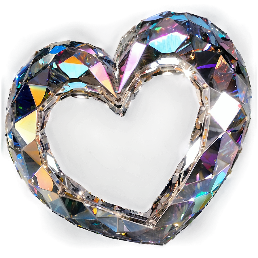 Crystal Heart Png 05242024
