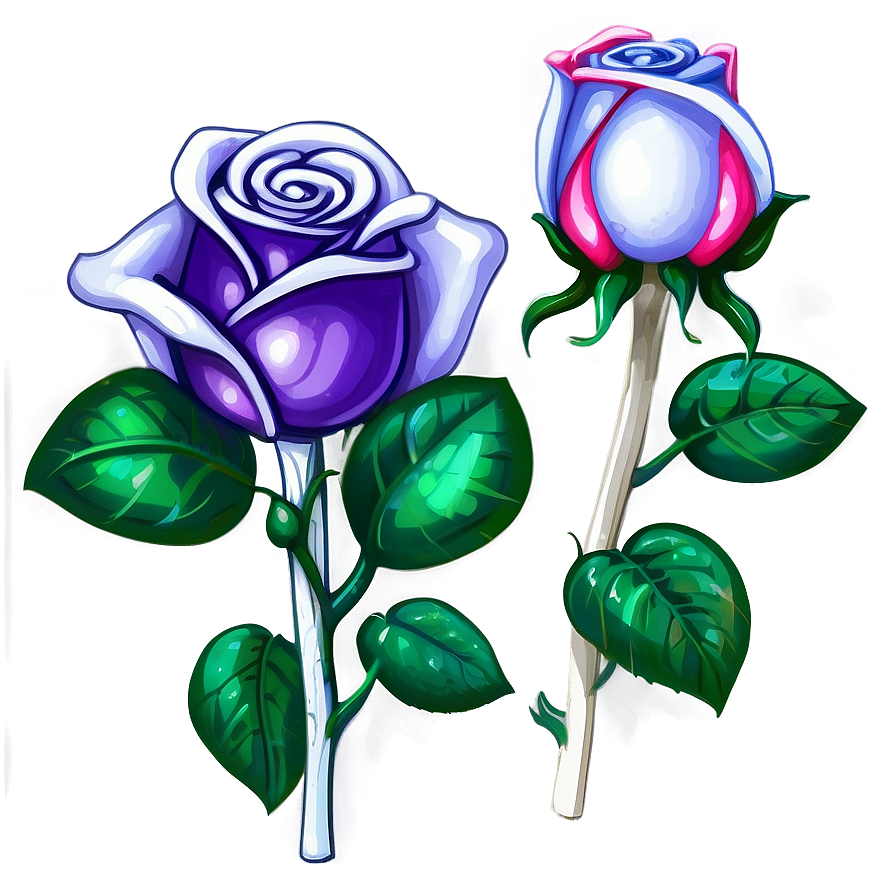 Crystal Roses Fantasy Png Tka