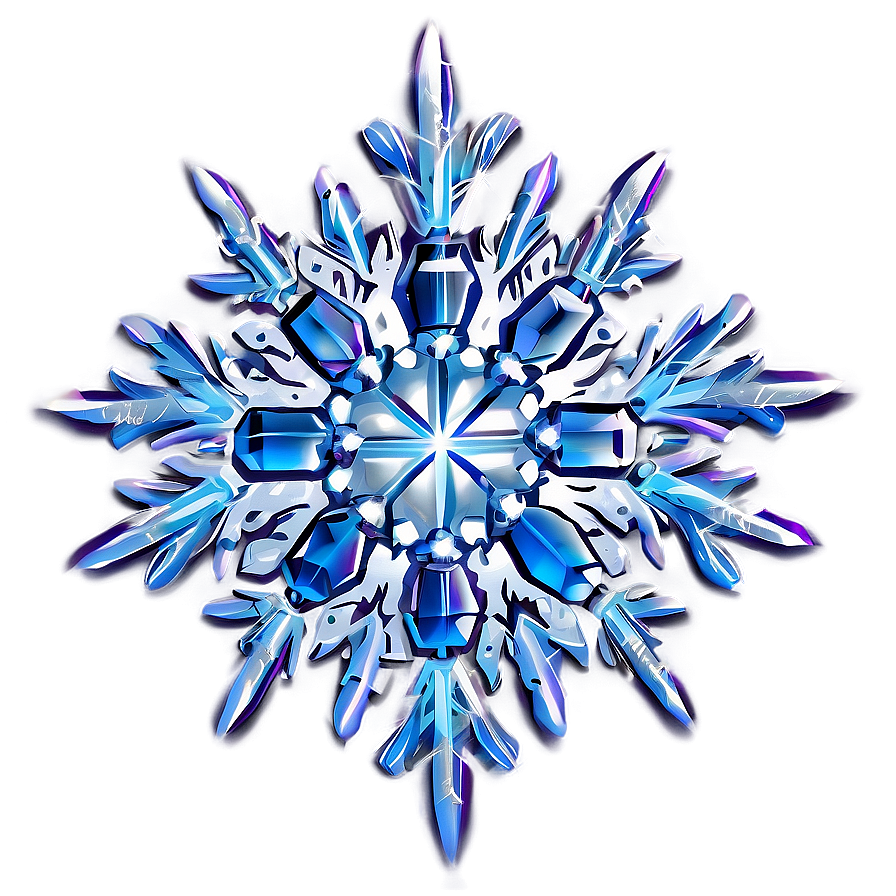 Crystal Snowflake Graphic Png Agb75