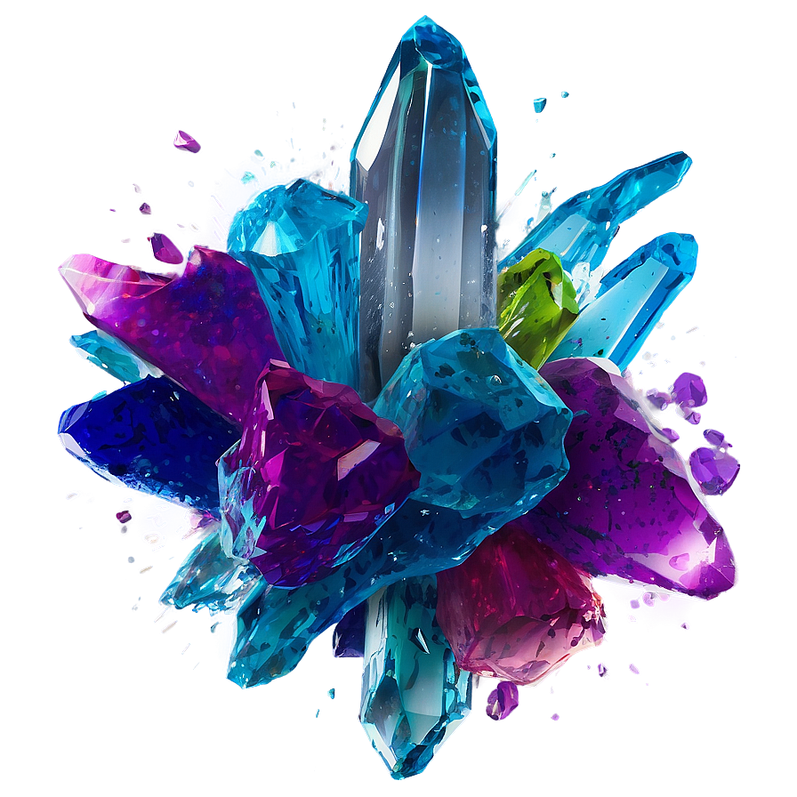 Crystal Splash Effect Png 69