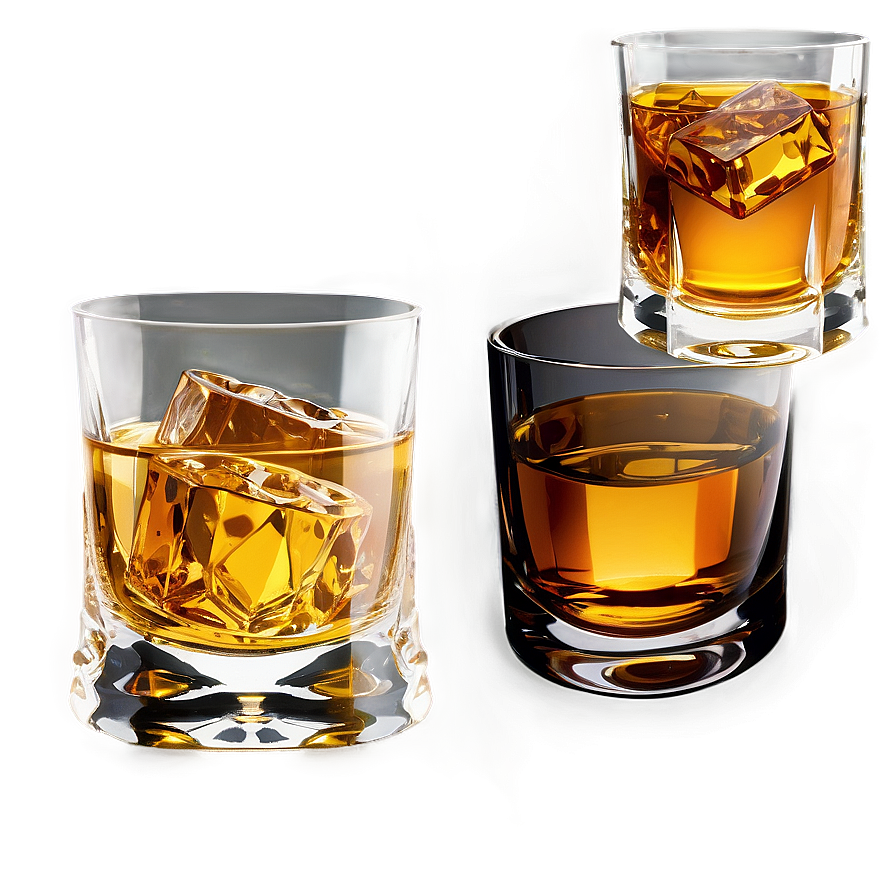 Crystal Whiskey Glass Png 06132024