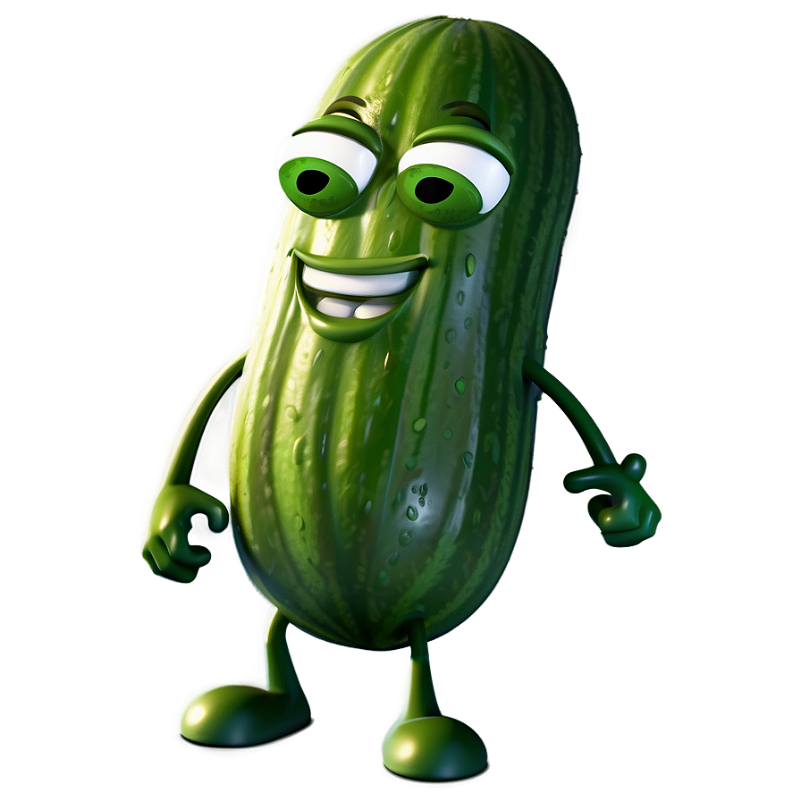 Cucumber Cartoon Character Png 44