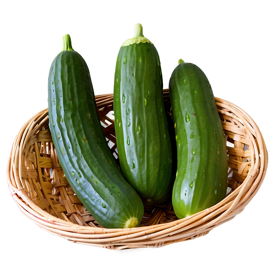 Cucumber In Basket Png 35