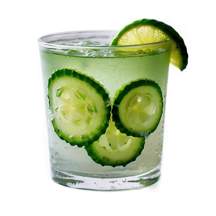 Cucumber Lime Aguas Frescas Png Gji5