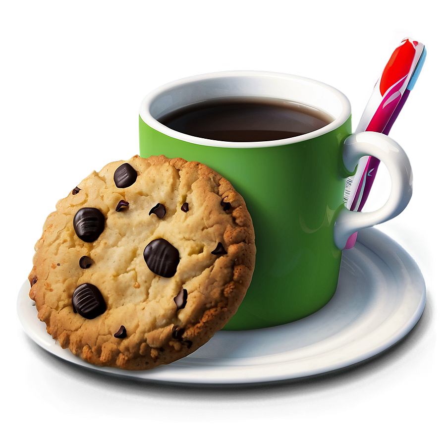 Cup With Cookie Png 41