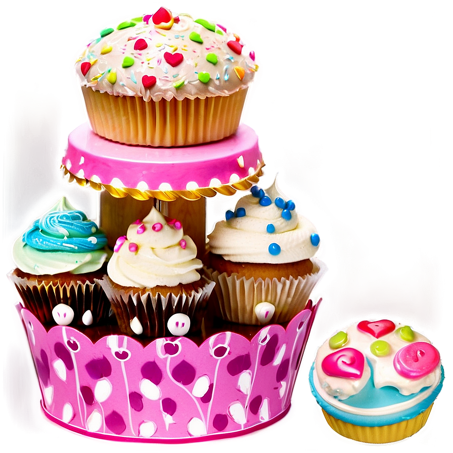 Cupcake Tower Png 05032024