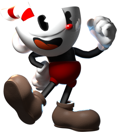 Cuphead Character Pose